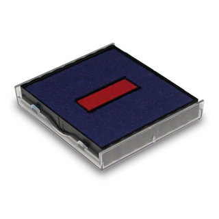 Ersatzstempelkissen 6/4924/2 f�r Trodat Printy Datumstempel 4724 - rot/blau